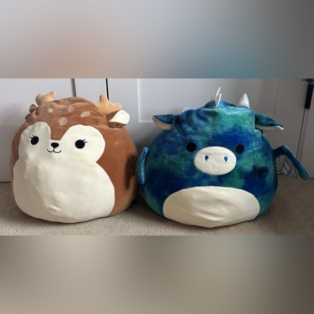 Limited edition deer & dragon Squishmellows